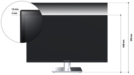 EAN 4589511171653 - JAPANNEXT JN-I270WQHD300F-HSP pantalla para PC 68,6 cm (27") 2560 x 1440 Pixeles Wide Quad HD LED Gris imagen 2