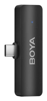 Boya Microphone Wireless By-V4 2.4ghz With 4 Transmitters And 1 Receiver (Type-C) Black Eu