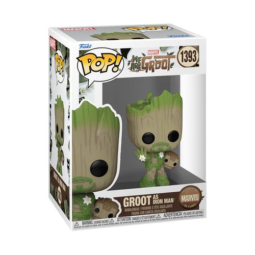 Funko Pop Marvel: We Are Groot Groot Como Ironman 79516
