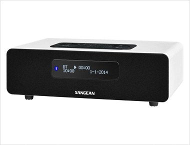 Radio Sangean Ddr-36 Bt White Con Sintonización Digital De Sobremesa