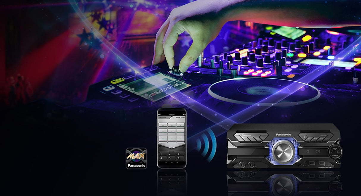 Mini Cadena De Música Panasonic Sc-Akx520  Para Uso Doméstico 650 W Negro