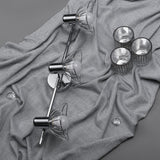 Activejet Gizel Tira De Luz De Pared De Techo Triple Cromo E14 Lámpara De Pared Para Sala De Estar