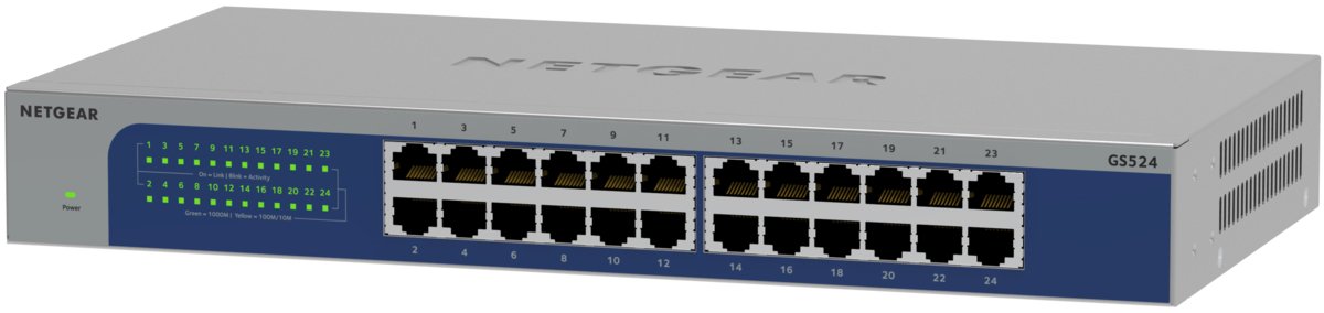 Netgear Switch 24x Ge Gs524-300eus Unmanaged Switch