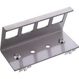 Inline® Keystone Mounting For Din Rail, 4-Port, Metal