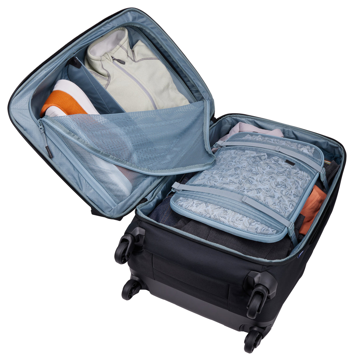 Maleta  Thule Subterra 2  Con Espejos A Cuadros 68 Cm - Negro