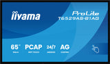Iiyama T6529as-B1ag Pantalla De Señalización Panel Plano Interactivo 163,8 Cm (64.5") Led Wifi 500 Cd / M² 4k Ultra Hd Negro Pantalla Táctil Procesador Incorporado Android 24/7