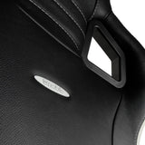 Noblechairs Epic Echtleder Gaming Silla - Negro Blanco Rojo