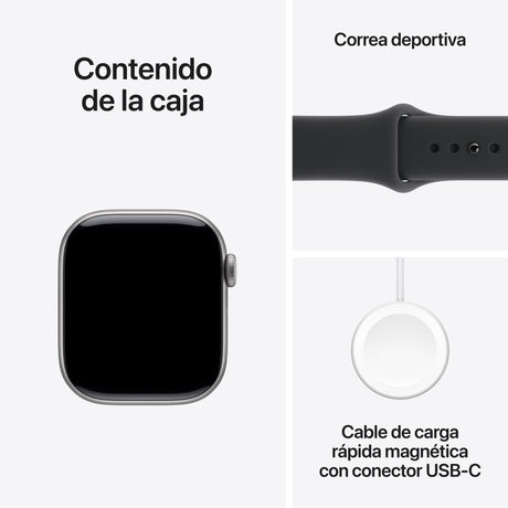 EAN 0195950460810 - Apple Watch Series 11 OLED 42 mm Digital 374 x 446 Pixeles Pantalla táctil Gris Wifi GPS (satélite) imagen 8