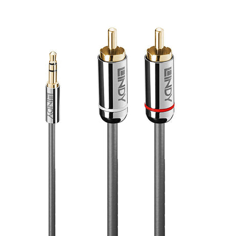 EAN 4002888353366 - Lindy 35336 cable de audio 5 m 3,5mm 2 x RCA Antracita imagen 1