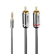 EAN 4002888353342 - Lindy 35334 cable de audio 2 m 3,5mm 2 x RCA Antracita imagen 1