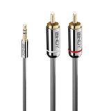 EAN 4002888353373 - Lindy 35337 cable de audio 10 m 3,5mm 2 x RCA Antracita imagen 1