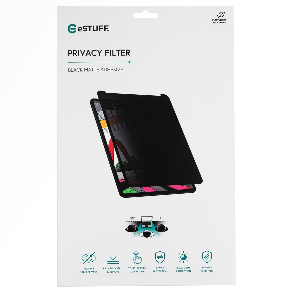 EAN 5706998882981 - eSTUFF GLBW12277212 filtro para monitor 32,8 cm (12.9") Tableta Filtro de privacidad para pantallas sin m imagen 3