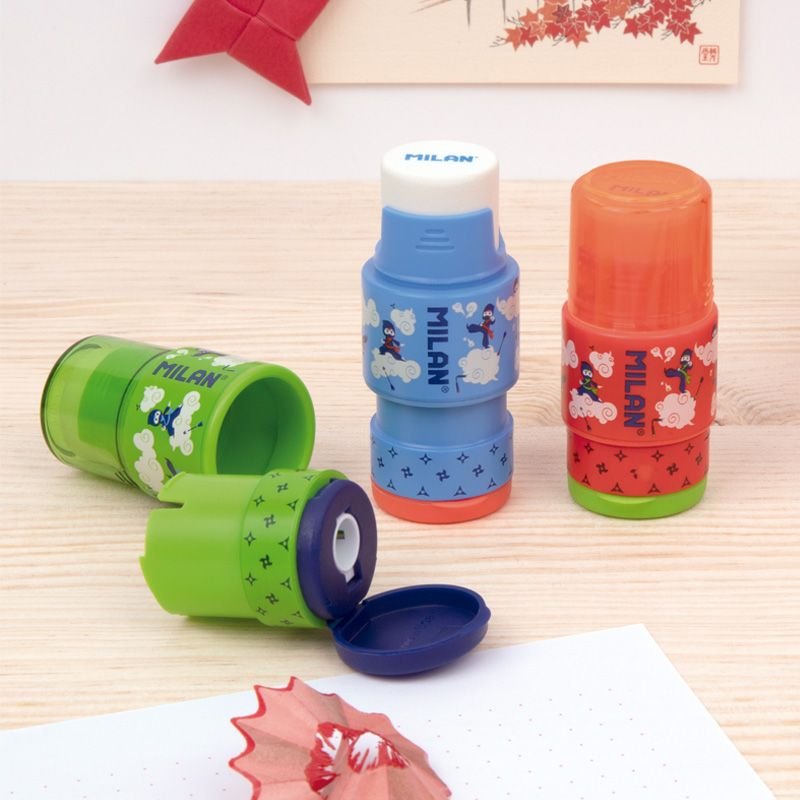 Milan Afilaborras Extension Serie Especial Ninjutsu Caja Expositora De 16 C/Surtidos