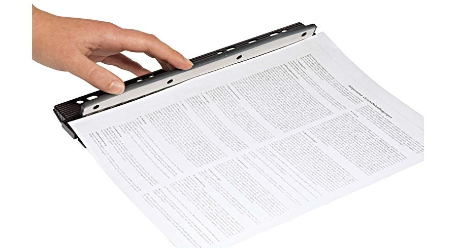 Wedo Taschenlocher Hsiness 4fach Metall Con Lineal 28 Cm Sk