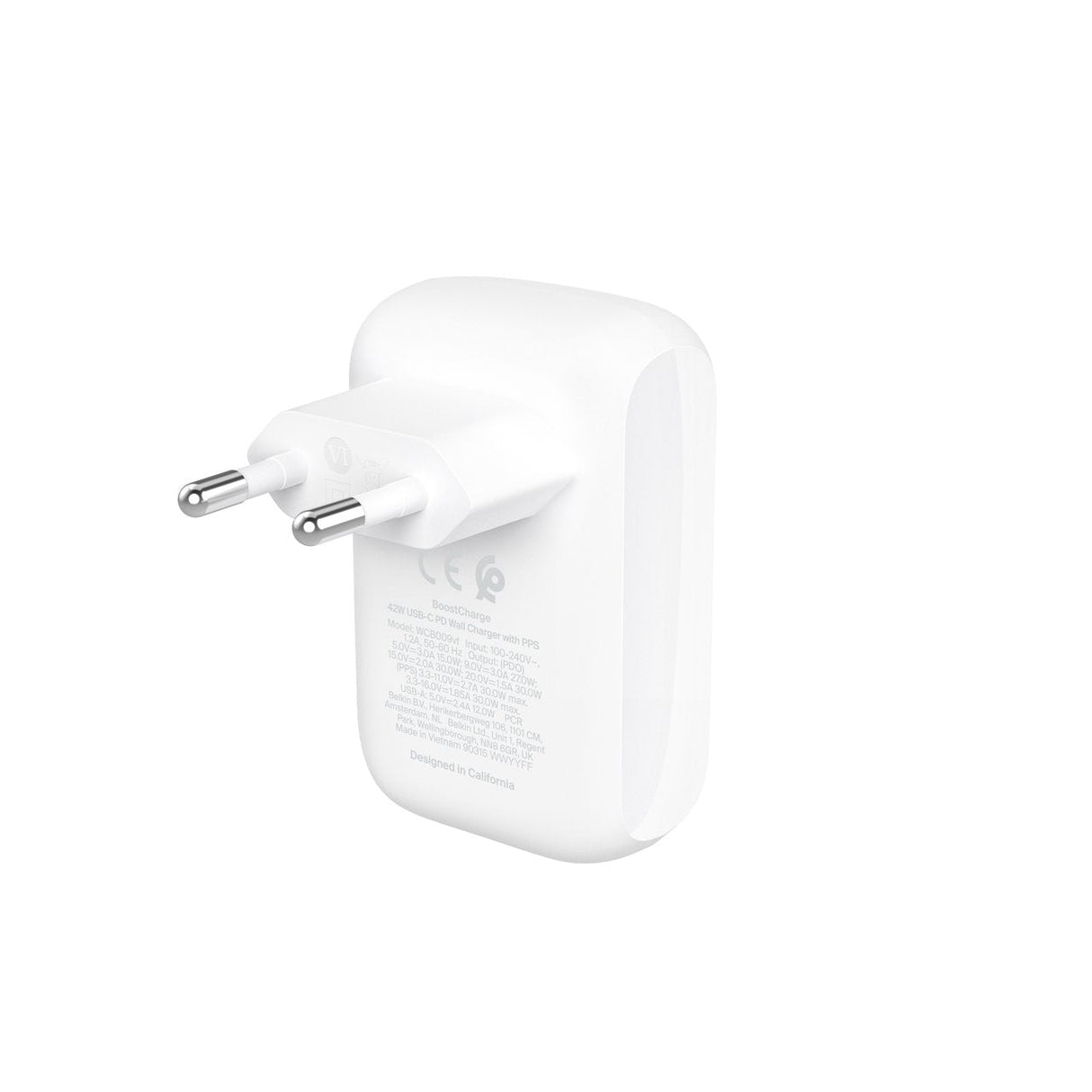 Belkin Boost Charge 42w Charger 30w Usb-C/12w Usb-A   Wcb009vfwh