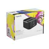 Tooq Docking Station Usb 3.0 - Hdd/Ssd 2.5", 3.5" Sata I,Ii,Iii - Boton De Clonacion - Copia De Seguridad - Negro