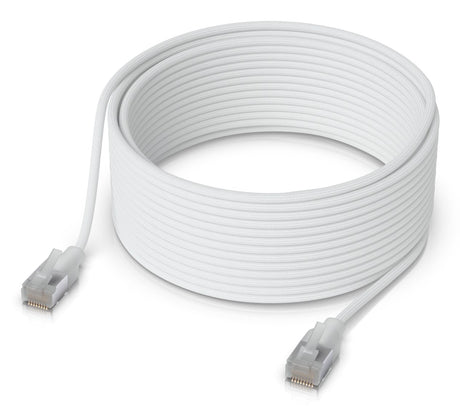 EAN 0810084697337 - Ubiquiti UACC-Cable-Patch-EL-C6A-15M-W cable de red Translúcido, Blanco Cat6a imagen 2