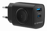 Gembird Ta-Uc-Pdqcw20-01-Bk 2-In-1 20 W Apple Watch + Phone Fast Charger, Black