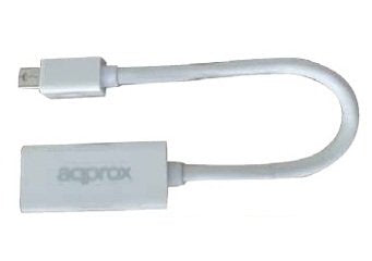 EAN 8435099518426 - Approx APPC12V2 adaptador de cable de vídeo Mini DisplayPort HDMI Blanco imagen 1