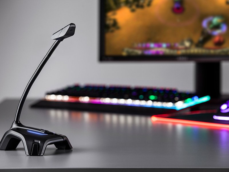 Micrófono Tracer Gamezone Gamer Led Usb Tramic46620