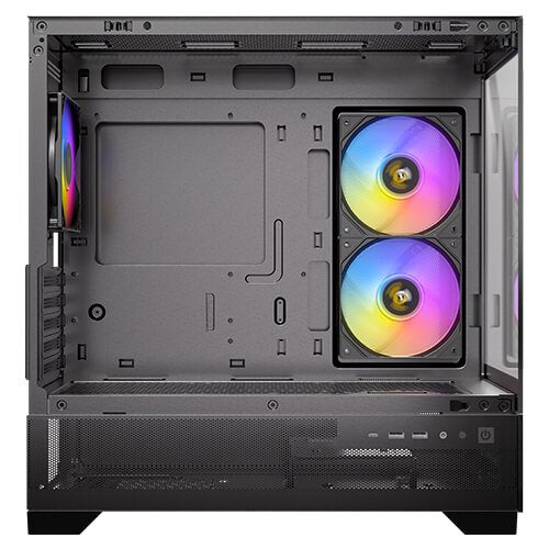 Caja Minitorre Microatx Cx500m Rgb Negro Antec Int:2x3.5,1x2.5/ 2xusb3.0, 1xusb3.2 Tipo C/ Audio In/Out/ Panel De Cristal Templado