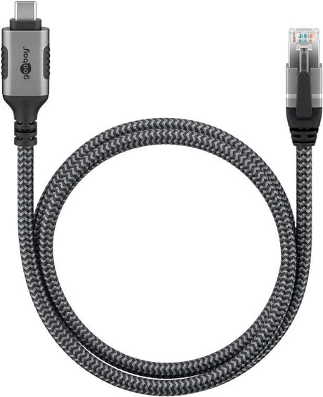 EAN 4040849706967 - Goobay 70696 cambiador de género para cable USB C RJ-45 Negro, Plata imagen 4