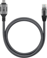 EAN 4040849706974 - Goobay 70697 cambiador de género para cable USB C RJ-45 Negro, Plata imagen 4