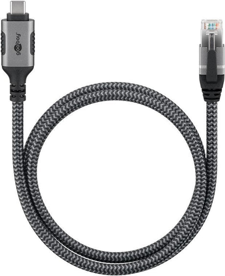 EAN 4040849706967 - Goobay 70696 cambiador de género para cable USB C RJ-45 Negro, Plata imagen 4