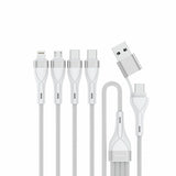 EAN 5012786030107 - 4smarts 541024 cable USB 1,2 m USB A/USB C USB C/Micro USB-A/Lightning Blanco imagen 1