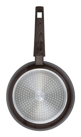 Sartén Resto 93021 De Aluminio Forjado Con Revestimiento Pfluon Antiadherente Y Mango Ergonómico De Madera Soft Touch - Apta Para Todo Tipo De Cocinas - Incluye Inducción