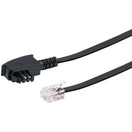 EAN 4004005504347 - Schwaiger 6.0m RJ-12 - TAE-F 6 m Negro imagen 2