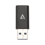 EAN 0662919111675 - V7 V7USB3AC cambiador de género para cable USB A USB C Negro imagen 2