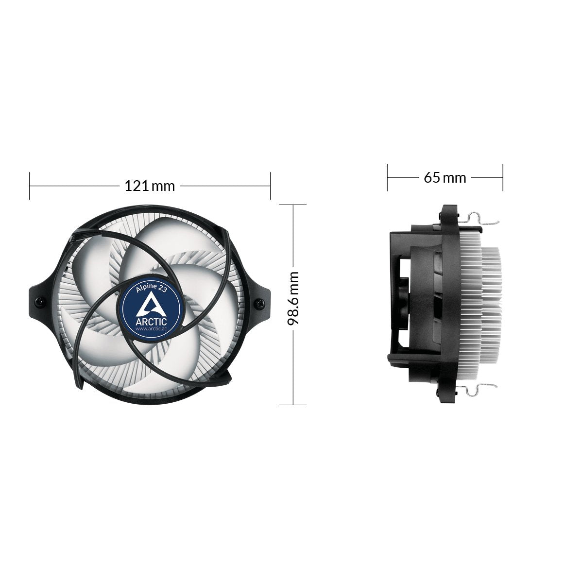 Arctic Alpine 23 Ventilador Cpu Am4 92mm