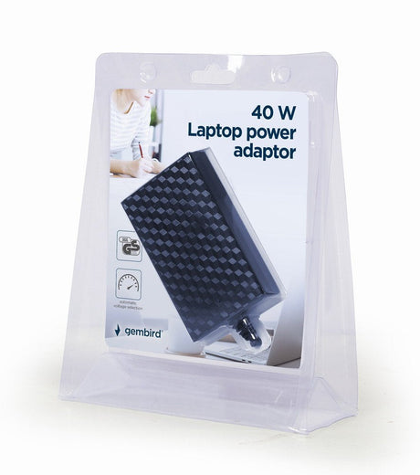 EAN 8716309073561 - Gembird NPA-AC3 adaptador e inversor de corriente Interior 40 W Negro imagen 3