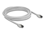 Cable De Red Delock Rj45  Cat.8.1 S/Ftp 5 M Bis 40 Gbps Gris