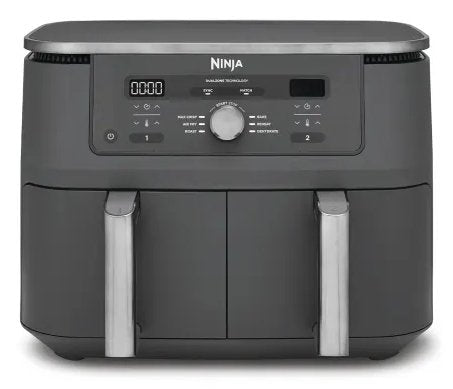 EAN 622356322676 - Ninja DZ400EU freidora Doble 9,5 L Independiente 2470 W Freidora de aire caliente Gris imagen 1