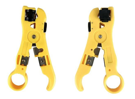 EAN 5704174318651 - Lanview LVN125455 crimpadora Herramienta pelacables Amarillo imagen 1