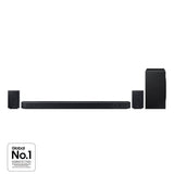 Barra De Sonido Samsung Hw-Q990d Zf Graphite Black  Con Subwoofer + Traseros Inalámbricos 41w 11.1.4ch
