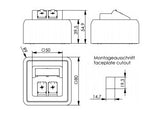 EAN 4018359400521 - Telegärtner H02000A0092 toma de corriente Blanco imagen 2