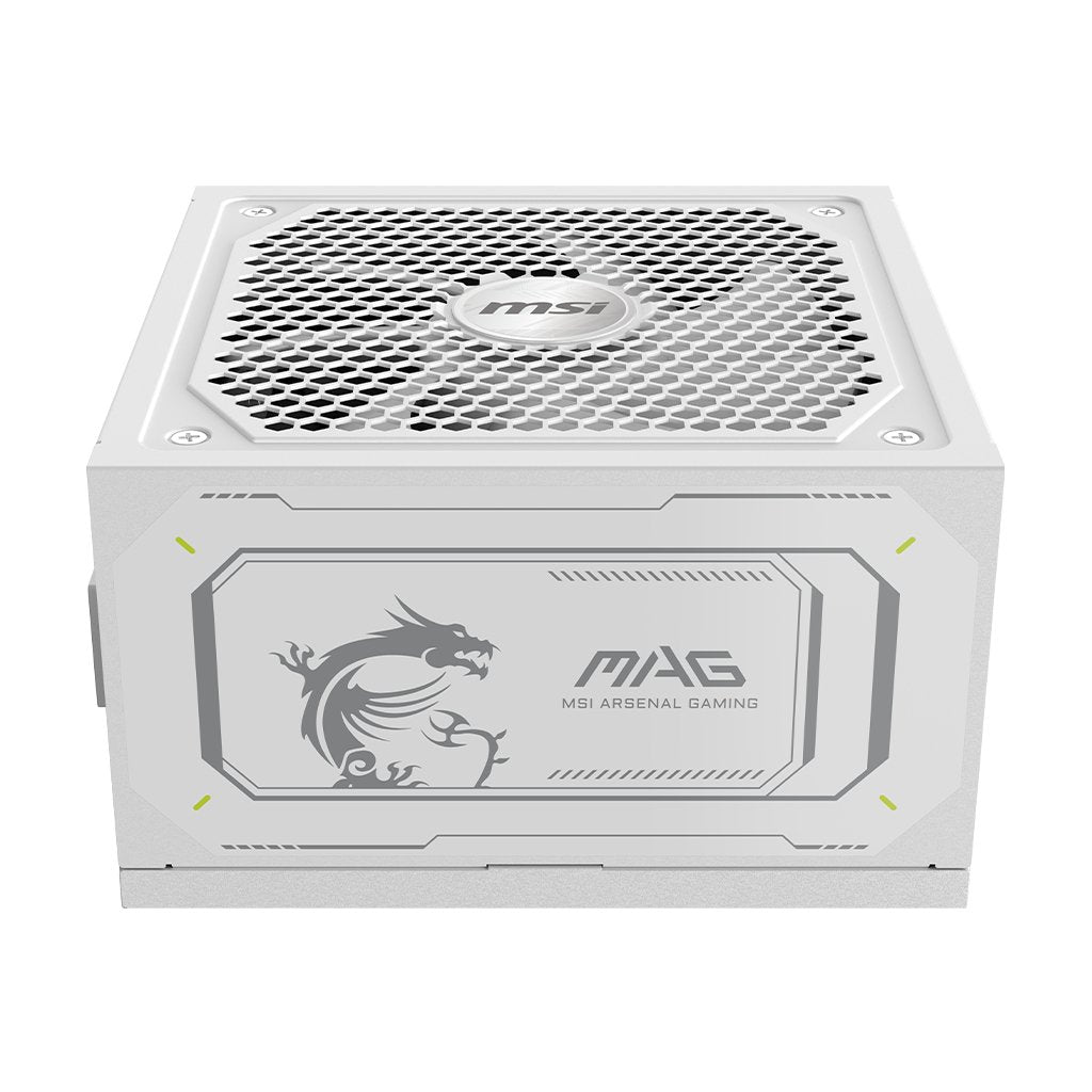 Fuente De Alimentación Msi Mag A1000gl Pcie5 White 1000 W 24-Pin Atx Atx Blanco