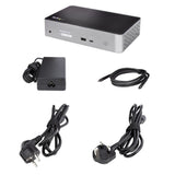 Startech Mini Docking Station Usb-C - Replicador De Puertos Para 4 Monitores Displayport Y Hdmi 4k 60hz - Con Pd De 100w