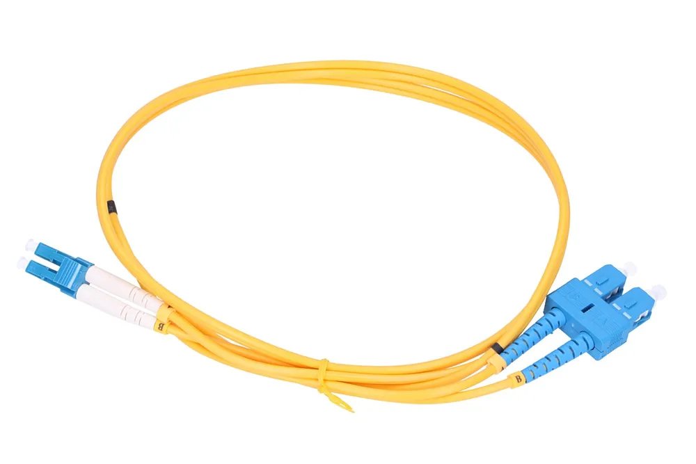 Extralink Ex.3609 Cable De Fibra Optica 1 M Sc/Upc Lc/Upc Ftth G.652d Amarillo