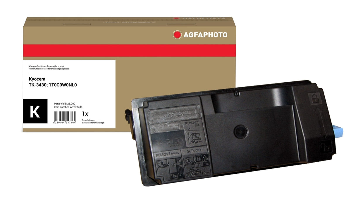 Agfa Photo Tóner Negro Aptk3430  25000 Copias