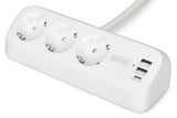 EAN 4016032502074 - Digitus DA-70626 base múltiple 1,5 m 3 salidas AC Interior Blanco imagen 1