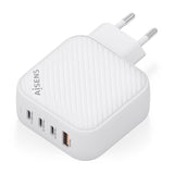 Aisens Cargador Gan 100w, 3xusb-C Pd3.0 Qc4.0, 1xusb-A Qc3.0, Blanco