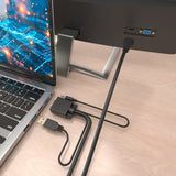 EAN 8435739904749 - AISENS A115-1007 adaptador de cable de vídeo 1 m VGA (D-Sub) + 3.5mm + USB Type-A HDMI tipo A (Estándar) imagen 4