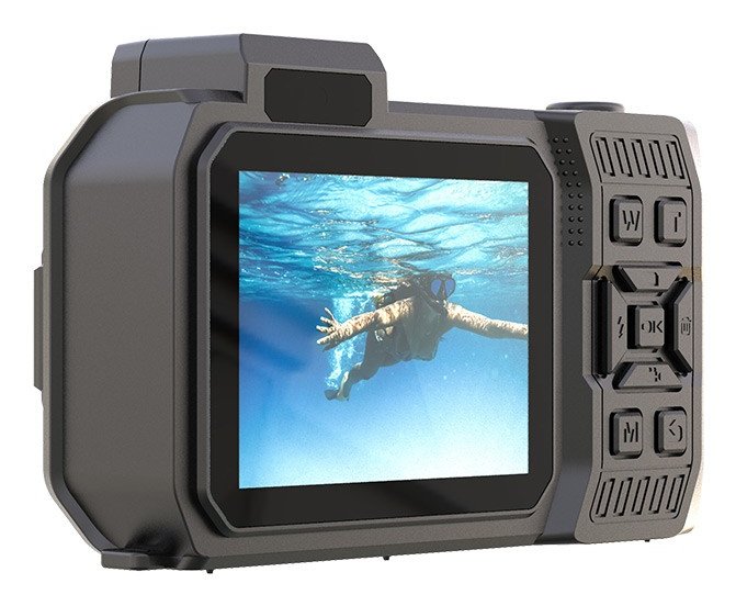 Cámara Digital Deportiva Agfaphoto Realishot Wp9500 24mp Naranja