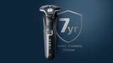 EAN 8720689007856 - Philips SHAVER Series 5000 S5885/25 afeitadora Máquina de afeitar de rotación Recortadora Azul imagen 5