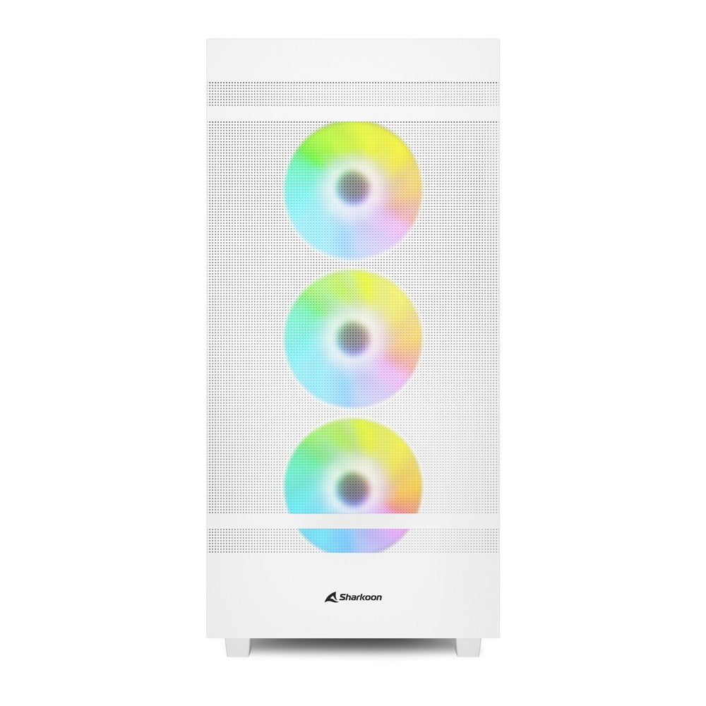 Caja Pc Sharkoon Rebel C50 Rgb Atx Full Tower Blanco 4044951038251
