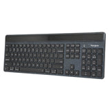 Teclado Alemán Targus Sustainable Energy Harvesting Ecosmart Bluetooth Qwertz Negro